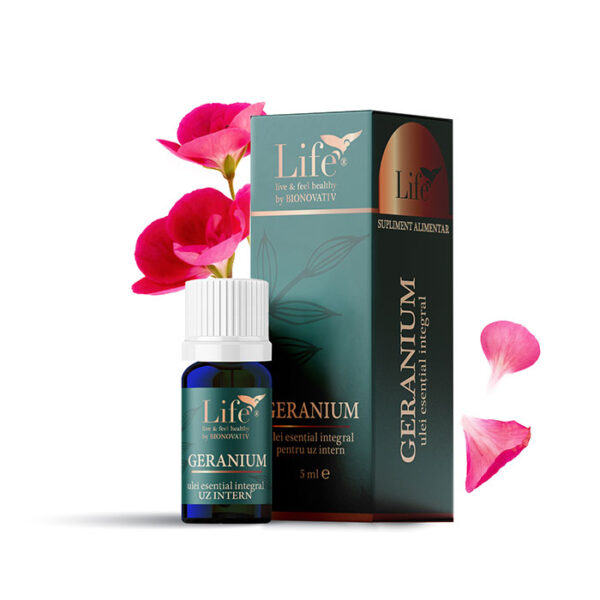 Geranium - ulei esențial integral pentru confort emoțional