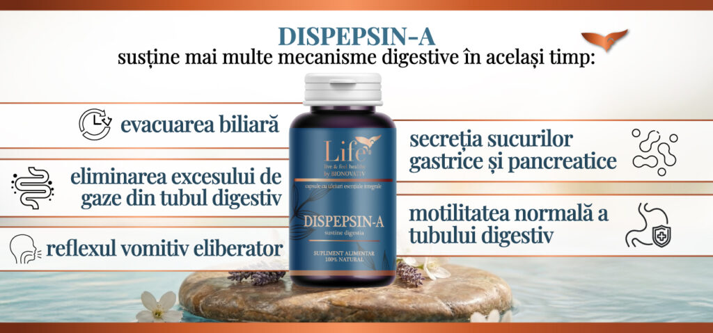 Cum acționează Dispepsin-A
