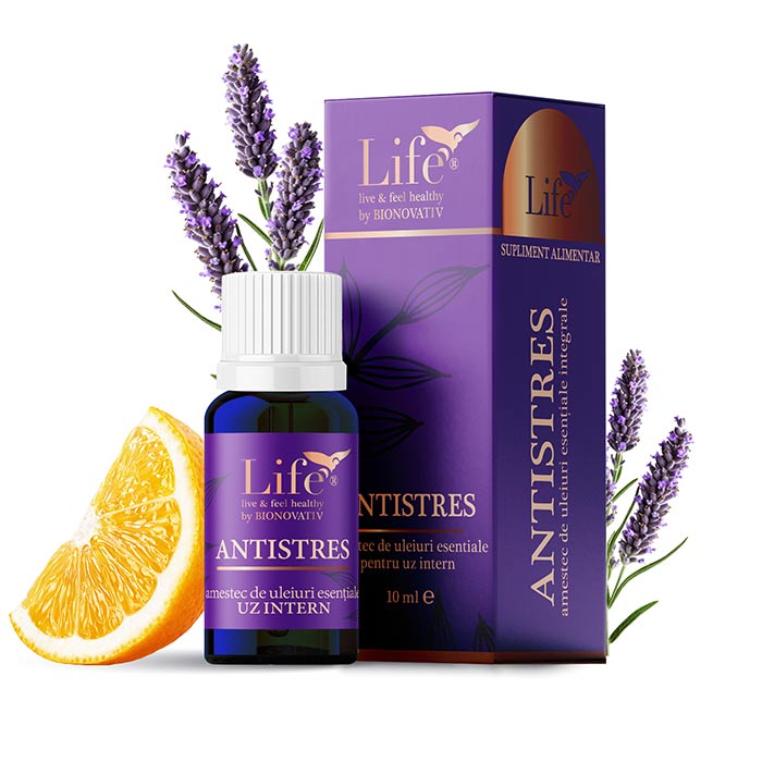 ANTISTRES – combinație de uleiuri esențiale – 10 ml