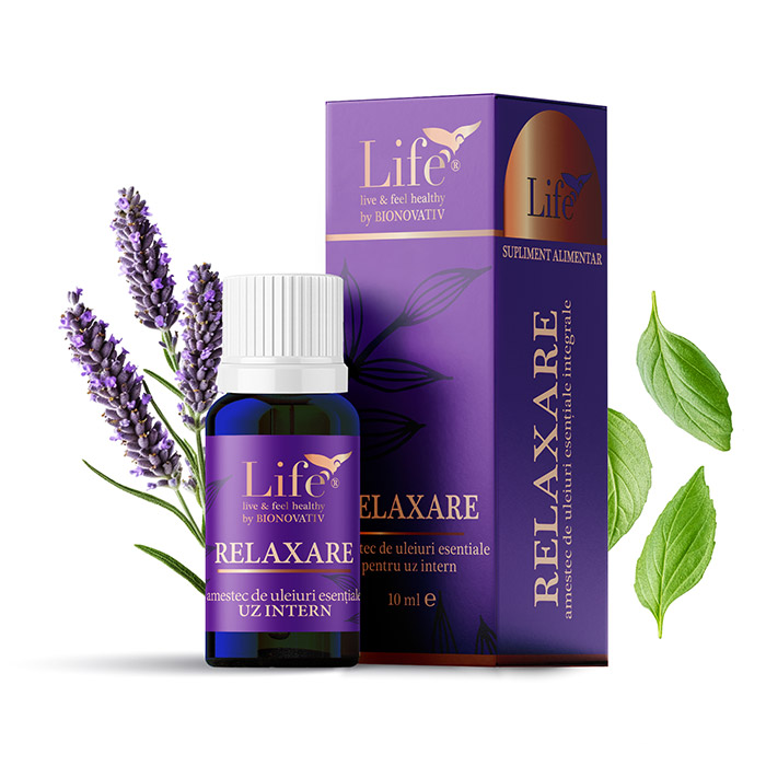 RELAXARE – combinație de uleiuri esențiale – 10 ml
